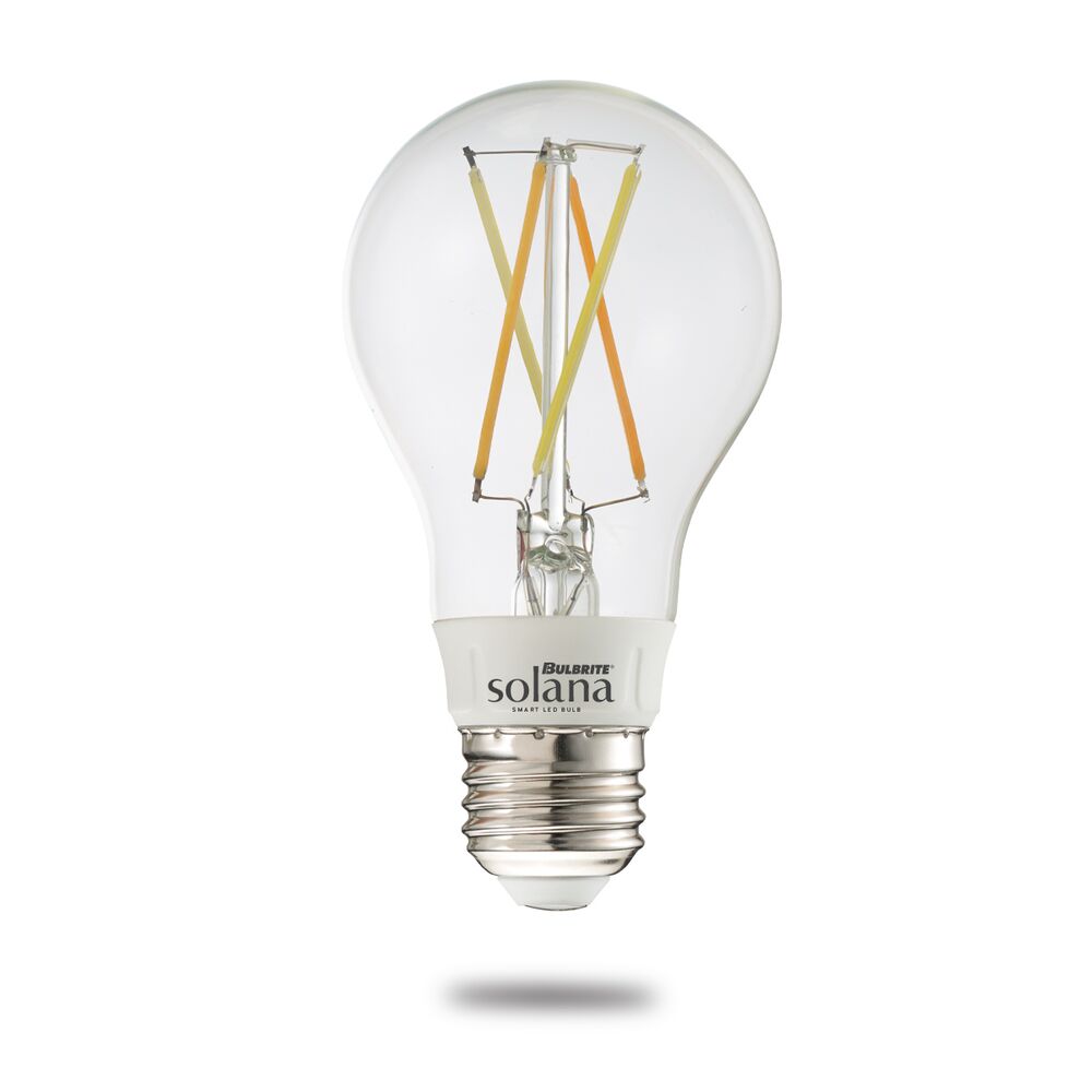 Bulbrite SMART LED WIFI BULB 5.5W A19 WHITE LIGHT CLEAR 40W EQUIVALENT 1PK