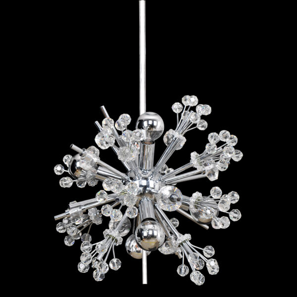 Allegri Constellation 6 Light Mini Pendant Chrome