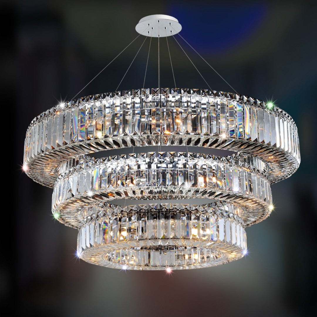 Allegri Rondelle 47 Inch 3 Tier Pendant