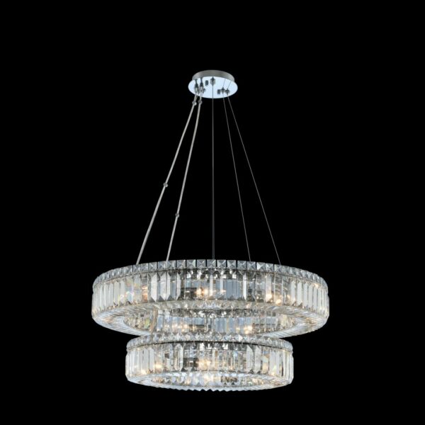 Rondelle (18 + 26) Inch 2 Tier Pendant Allegri