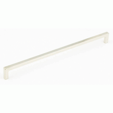 SCHAUB 12 1/2 Inch (12 Inch c-c) Vinci Appliance Pull (Polished White Bronze Finish)