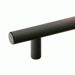 EMTEK Emtek 12 1/2 Inch Overall (10 Inch c-c) Brass Bar Pull (Oil Rubbed Bronze Finish)