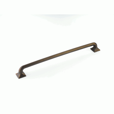 SCHAUB 16 1/2 Inch (15 Inch c-c) Northport Appliance Pull (Ancient Bronze Finish)