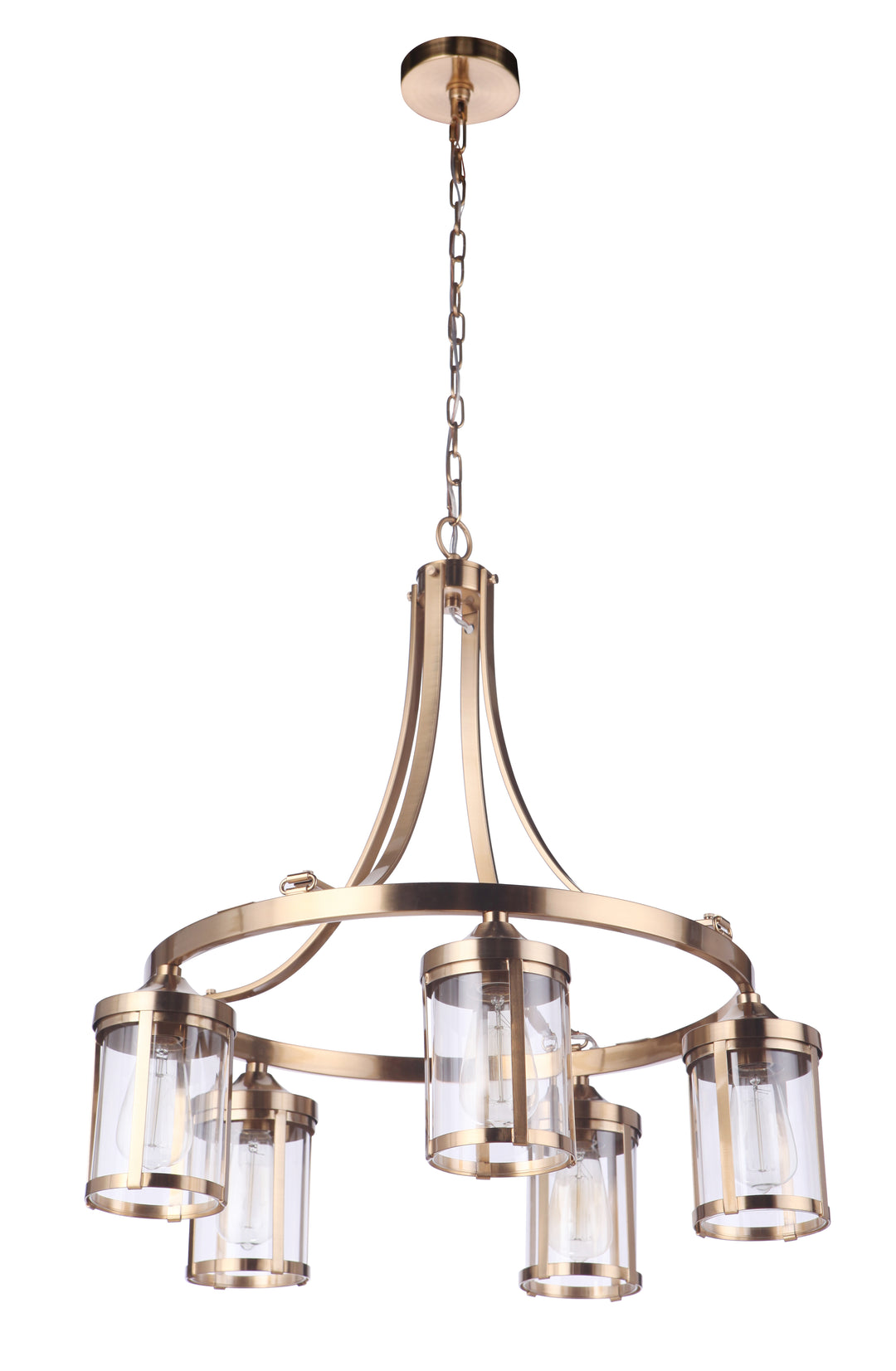 CRAFTMADE Elliot 5 Light in Satin Brass