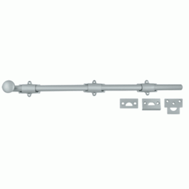 DELTANA 18 Inch Deltana Heavy Duty Surface Bolt (Brushed Chrome Finish)