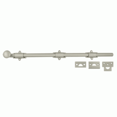 DELTANA 18 Inch Deltana Heavy Duty Surface Bolt (Brushed Nickel Finish)