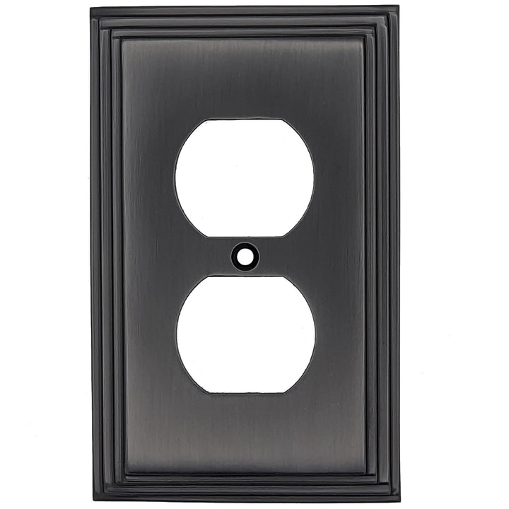 COPPER MOUNTAIN HARDWARE Kingston Classic Stepped Wall Plate (Oil Rubbed Bronze)