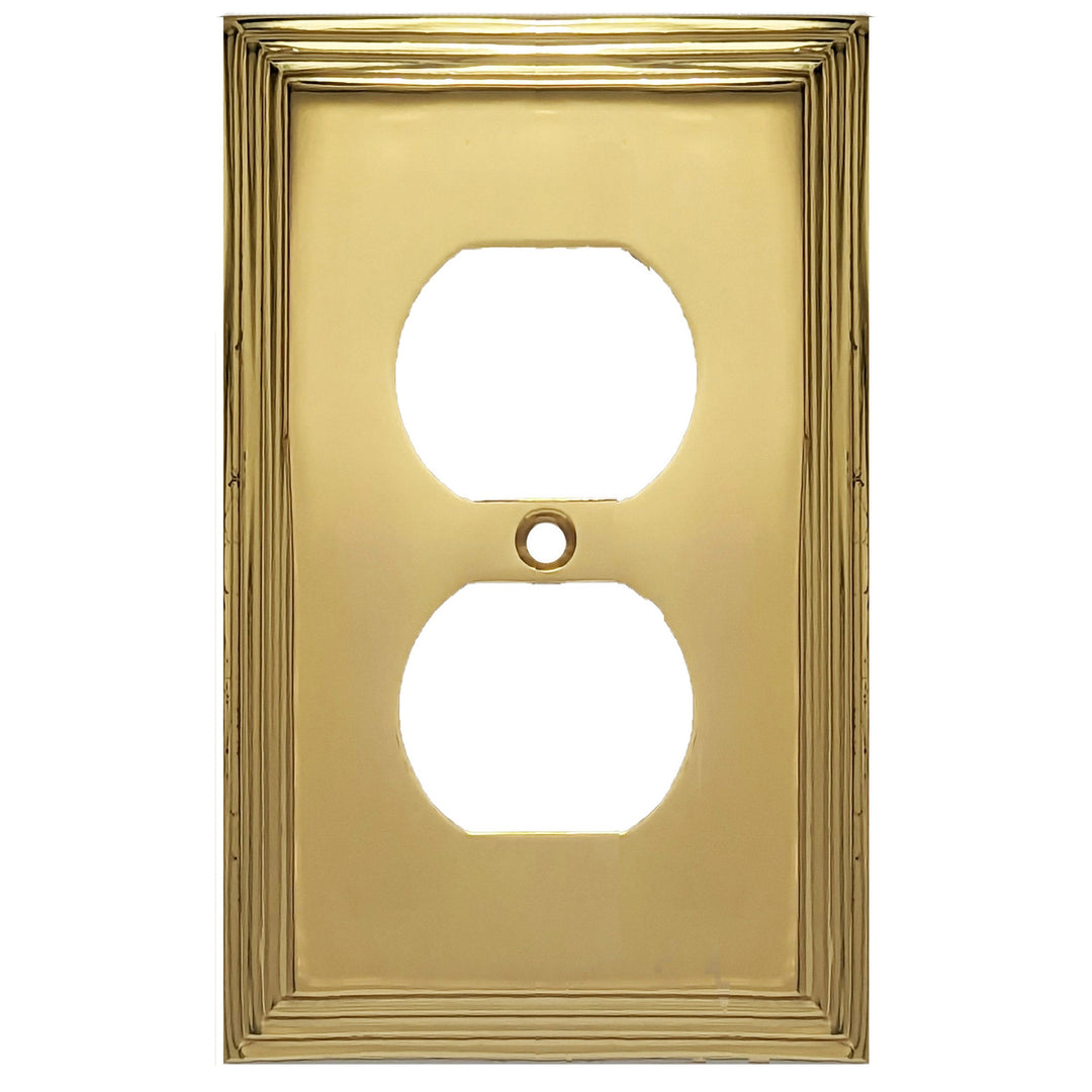 COPPER MOUNTAIN HARDWARE Kingston Classic Stepped Wall Plate (Polished Brass)