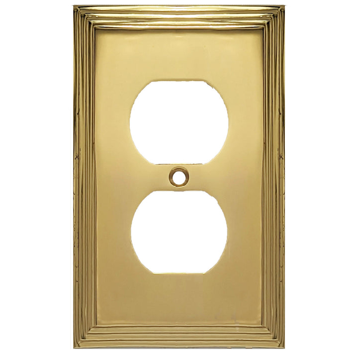 COPPER MOUNTAIN HARDWARE Kingston Classic Stepped Wall Plate (Polished Brass)