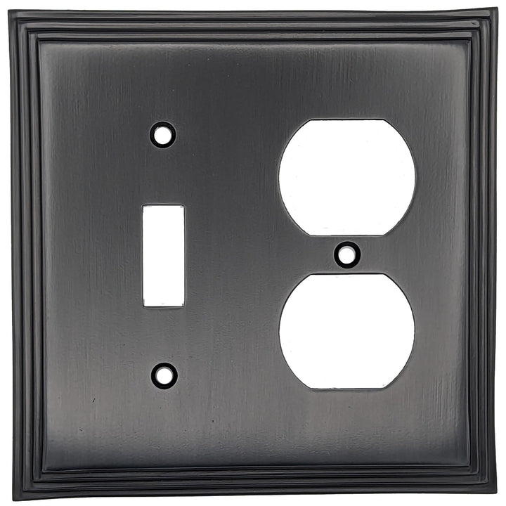 COPPER MOUNTAIN HARDWARE Kingston Classic Stepped Wall Plate (Oil Rubbed Bronze)