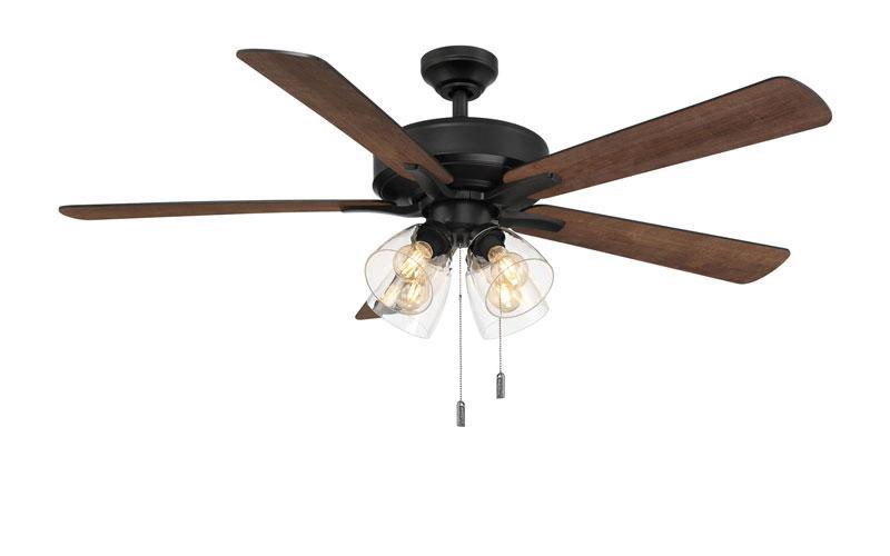 Pecos 52 Inch Pull Chain Ceiling Fan Wind River