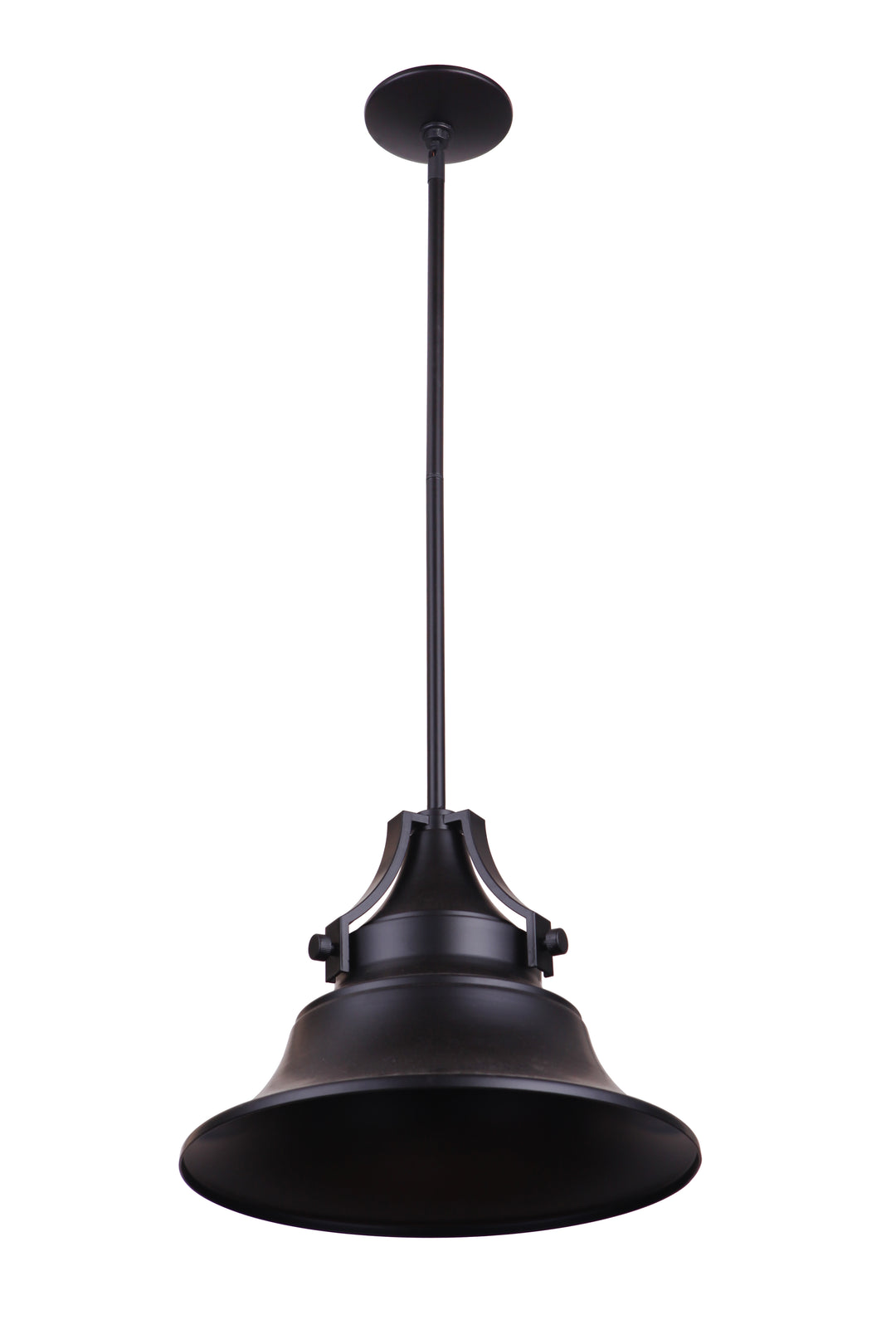 CRAFTMADE Union 1 Light Small Outdoor Pendant in Midnight