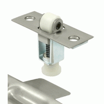 DELTANA 2 1/4 Inch Deltana Solid Brass Roller Catch (Brushed Nickel Finish)