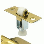 DELTANA 2 1/4 Inch Deltana Solid Brass Roller Catch (Polished Brass Finish)