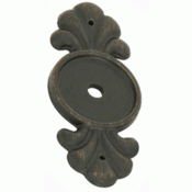 EMTEK 2 1/4 Inch Tuscany Bronze Back Plate (Medium Bronze)