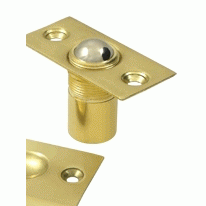 DELTANA 2 1/8 Inch Deltana Solid Brass Ball Catch (Polished Brass Finish)