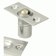 DELTANA 2 1/8 Inch Deltana Solid Brass Ball Catch (Polished Nickel Finish)