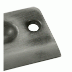 DELTANA 2 1/8 Inch Deltana Strike Plate (Antique Nickel Finish)