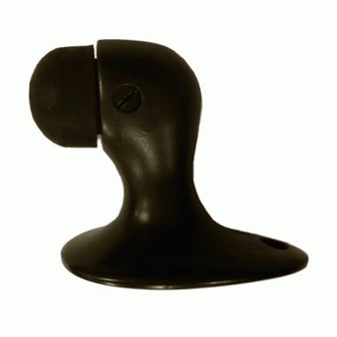 COPPER MOUNTAIN HARDWARE 2 1/8 Inch Floor Mounted Bumper Door Stop (Oil Rubbed Bronze Finish)