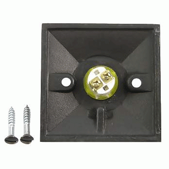 EMTEK Emtek 2452 Doorbell Button with Hammered Rosette