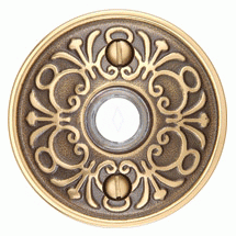 EMTEK Emtek 2406 Doorbell Button With Lancaster Rose (Several Finishes Available)