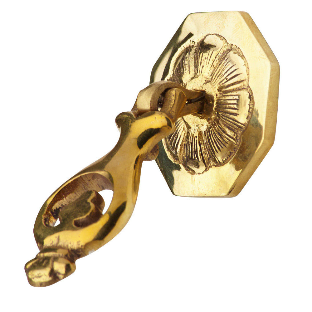 COPPER MOUNTAIN HARDWARE 2 3/8 Inch Cabinet Drop Pull (Polished Brass Finish)