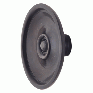 COPPER MOUNTAIN HARDWARE 2 5/8 Inch Modern Brass Cabinet Knob (Oil Rubbed Bronze Finish)