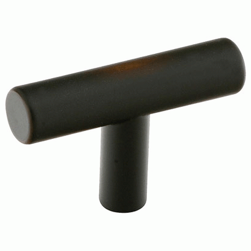 EMTEK Emtek 2 Inch Solid Brass Bar Knob (Oil Rubbed Bronze Finish)