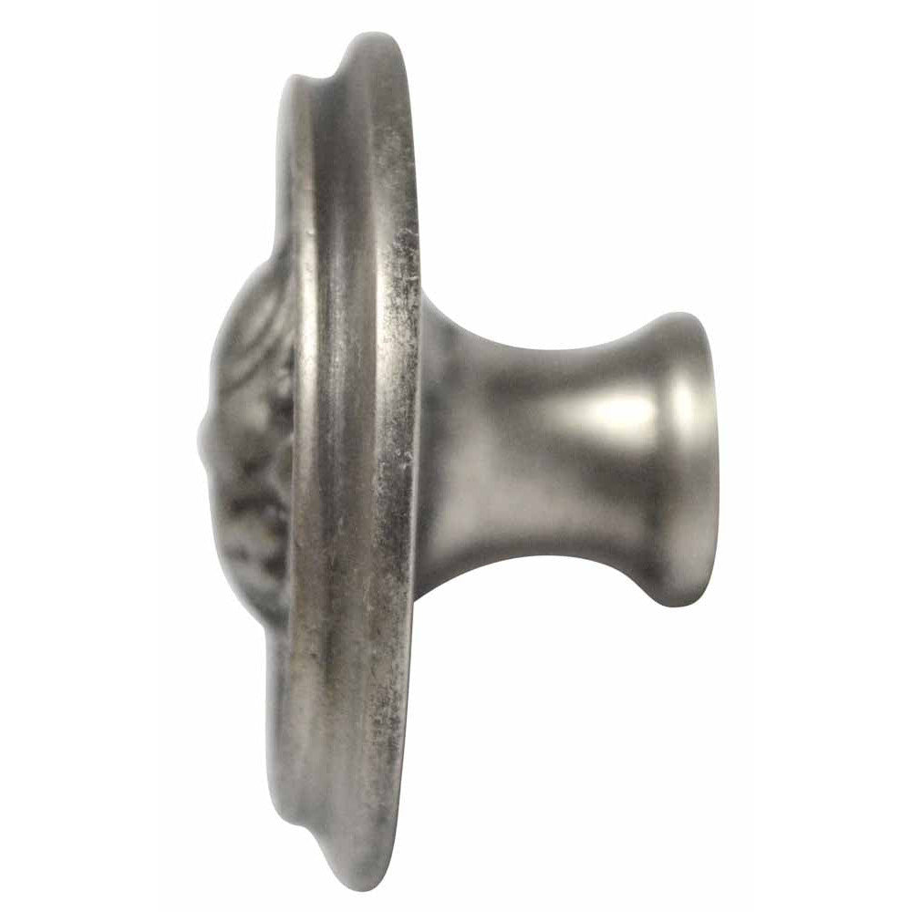 COPPER MOUNTAIN HARDWARE 2 Inch Tulip Swirl Cabinet Knob (Brushed Nickel Finish)