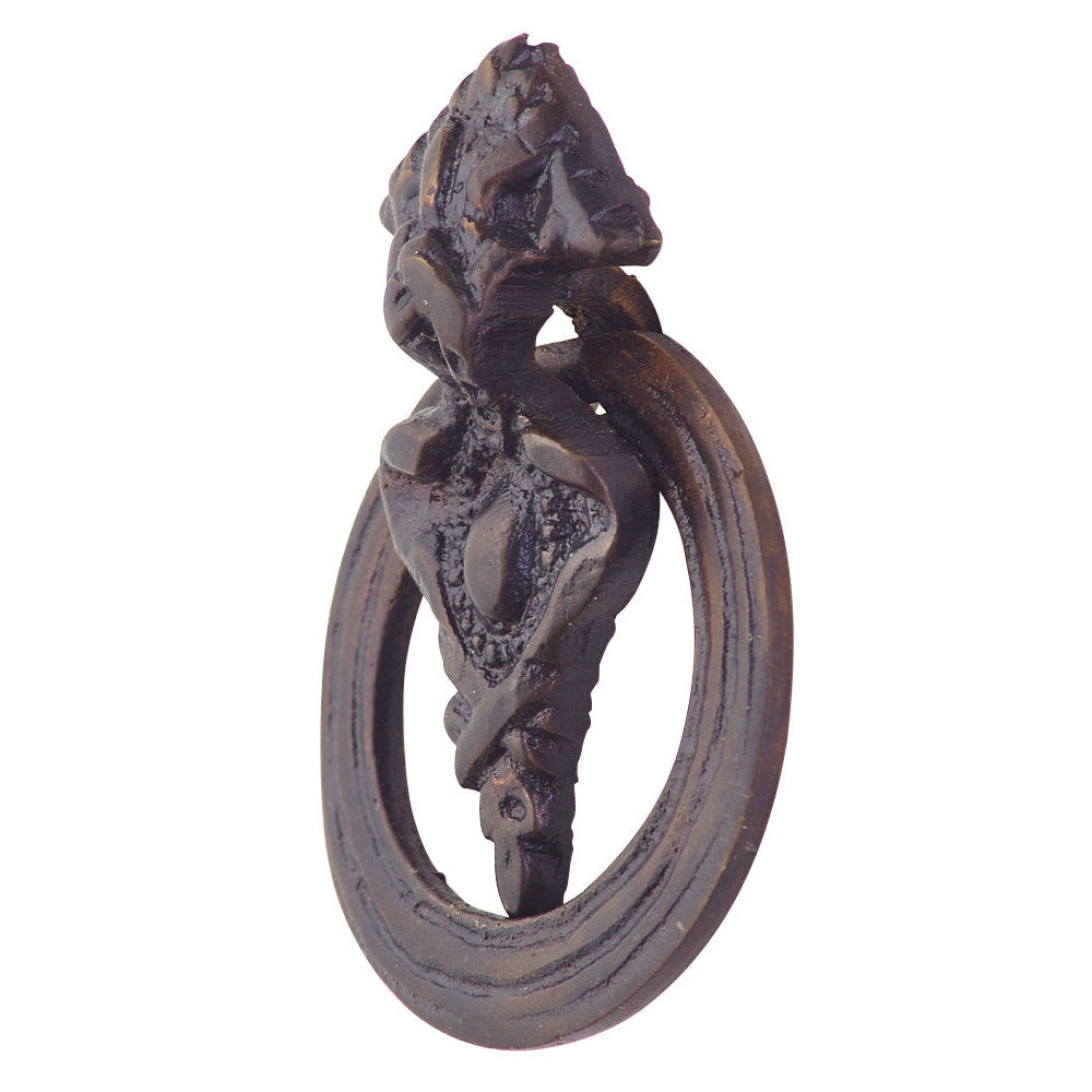 COPPER MOUNTAIN HARDWARE 2 Inch Victorian Cabinet Ring Drop Pull (Oil Rubbed Bronze Finish)