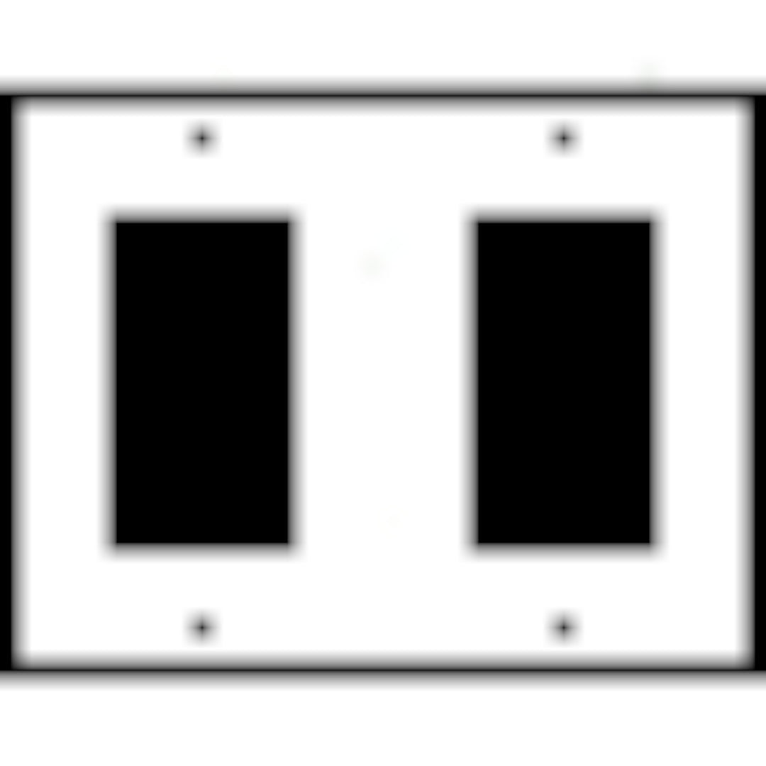 Bamboo Style Wall Plate (Rust Finish)