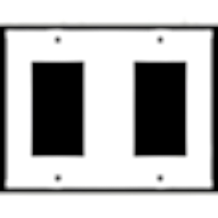 4 1/2 Inch Solid Brass Traditional Switch Plate (Polished Chrome)