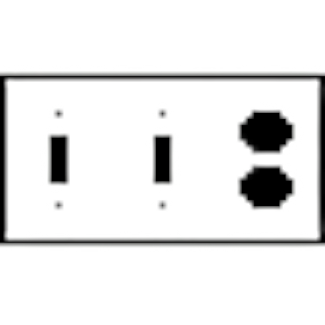 Sonnet Leaf Wall Plate (Oil Rubbed Bronze Finish)