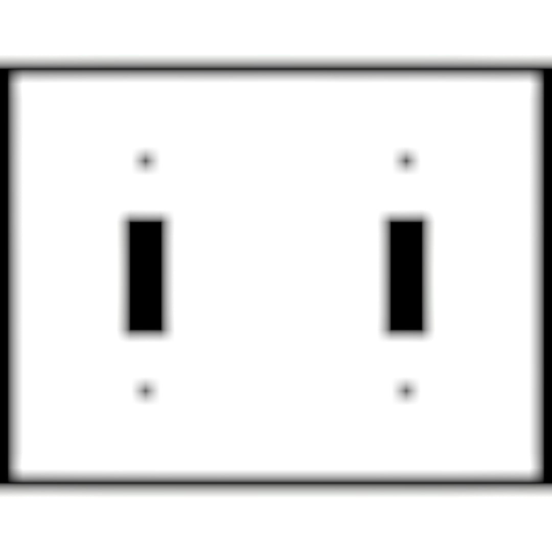 4 1/2 Inch Solid Brass Traditional Switch Plate (Polished Chrome)