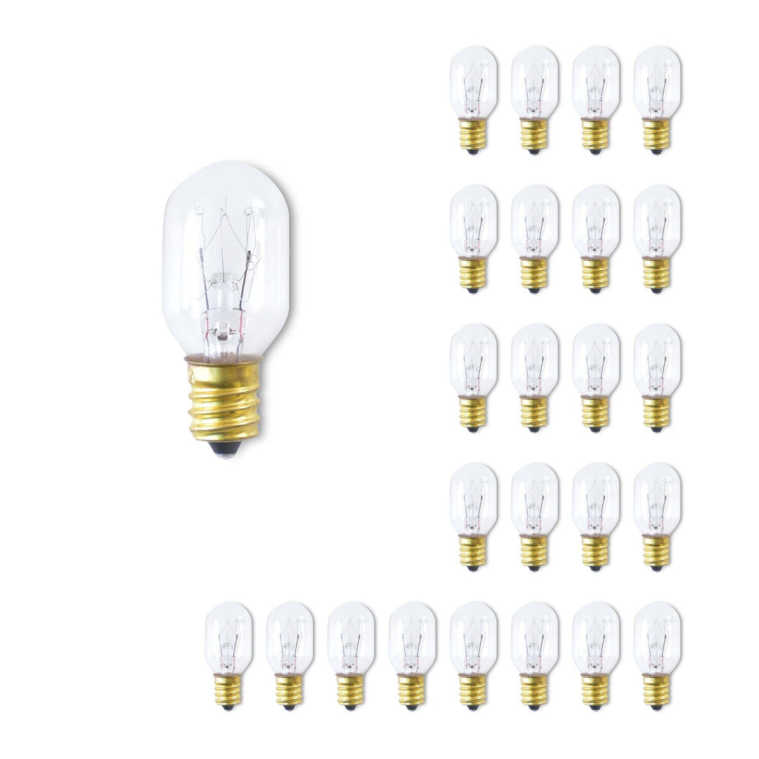 Bulbrite 15W T7 TUBULAR CLEAR E12 120V-25PK