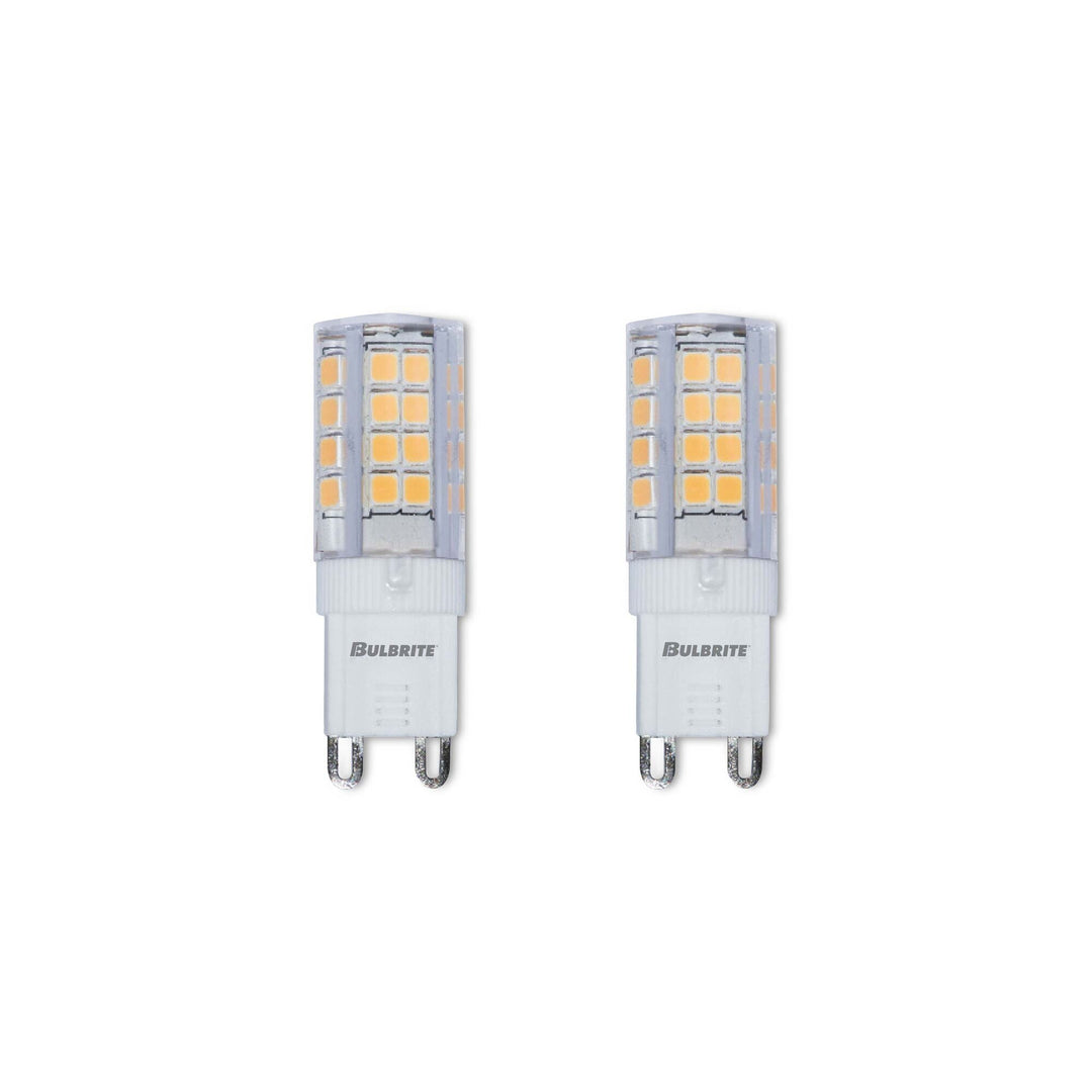 Bulbrite 3.5W LED G9 CLEAR 3000K 120V-2PK