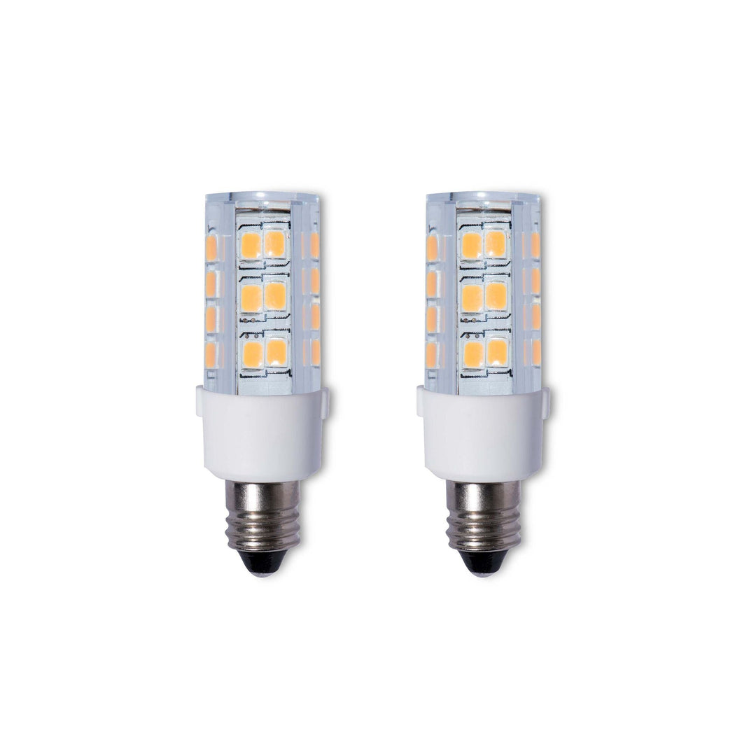 Bulbrite 4.5W LED E12 CLEAR 2700K 120V DIMMABLE-2PK