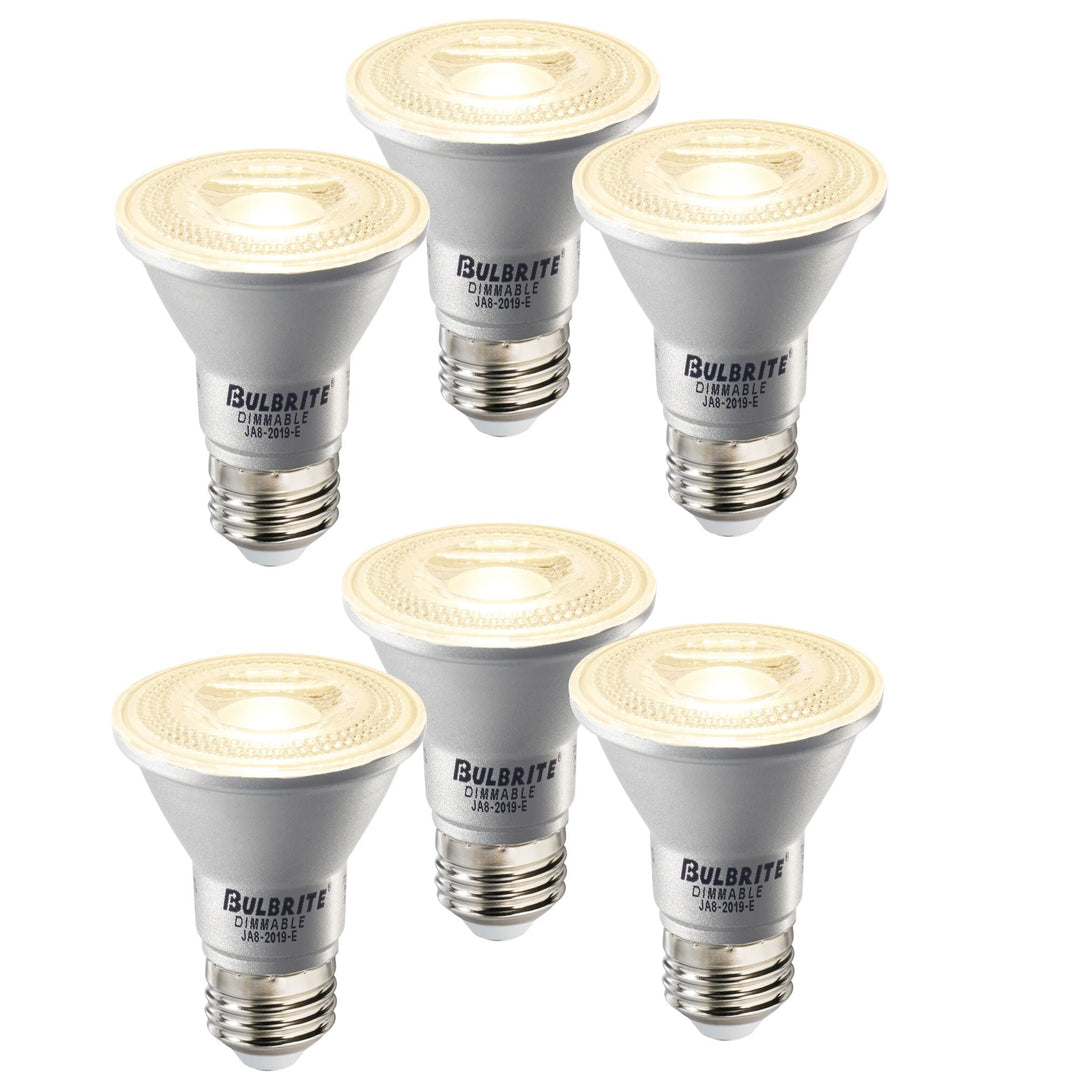 Bulbrite 6.5W LED PAR20 2700K 90CRI FLOOD WET DIMMABLE-6PK