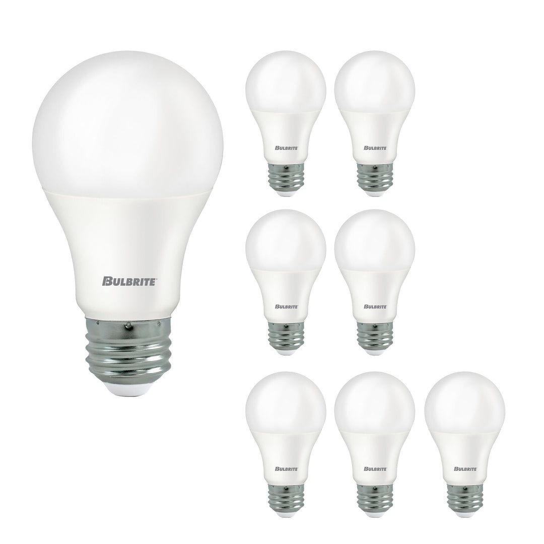 Bulbrite 9W LED A19 60W EQUIV BASICS NON-DIMMABLE 5000K E26 120V-8PK