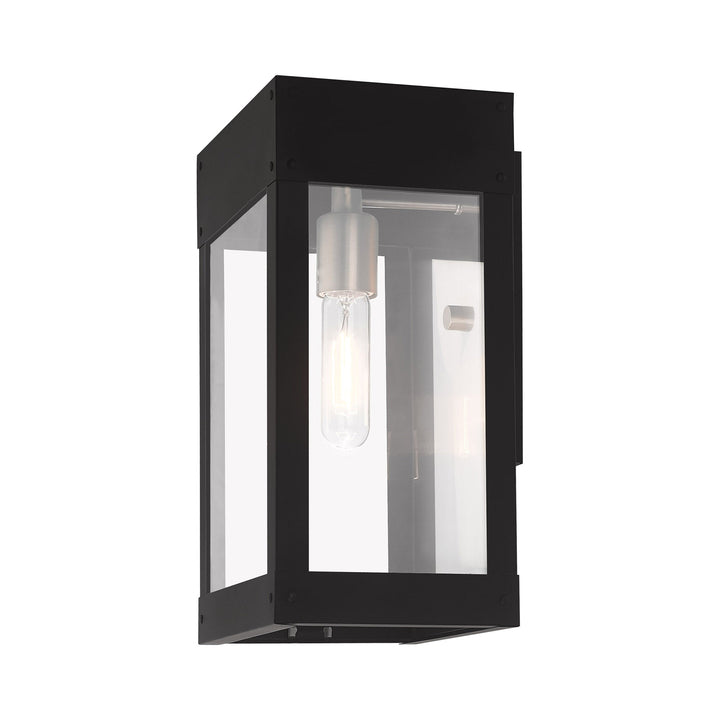 1 Light Black Outdoor Wall Lantern Livex