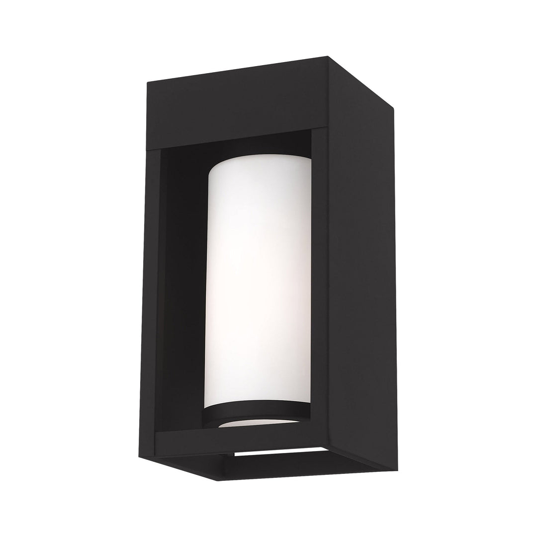 1 Light Black Outdoor Wall Lantern Livex