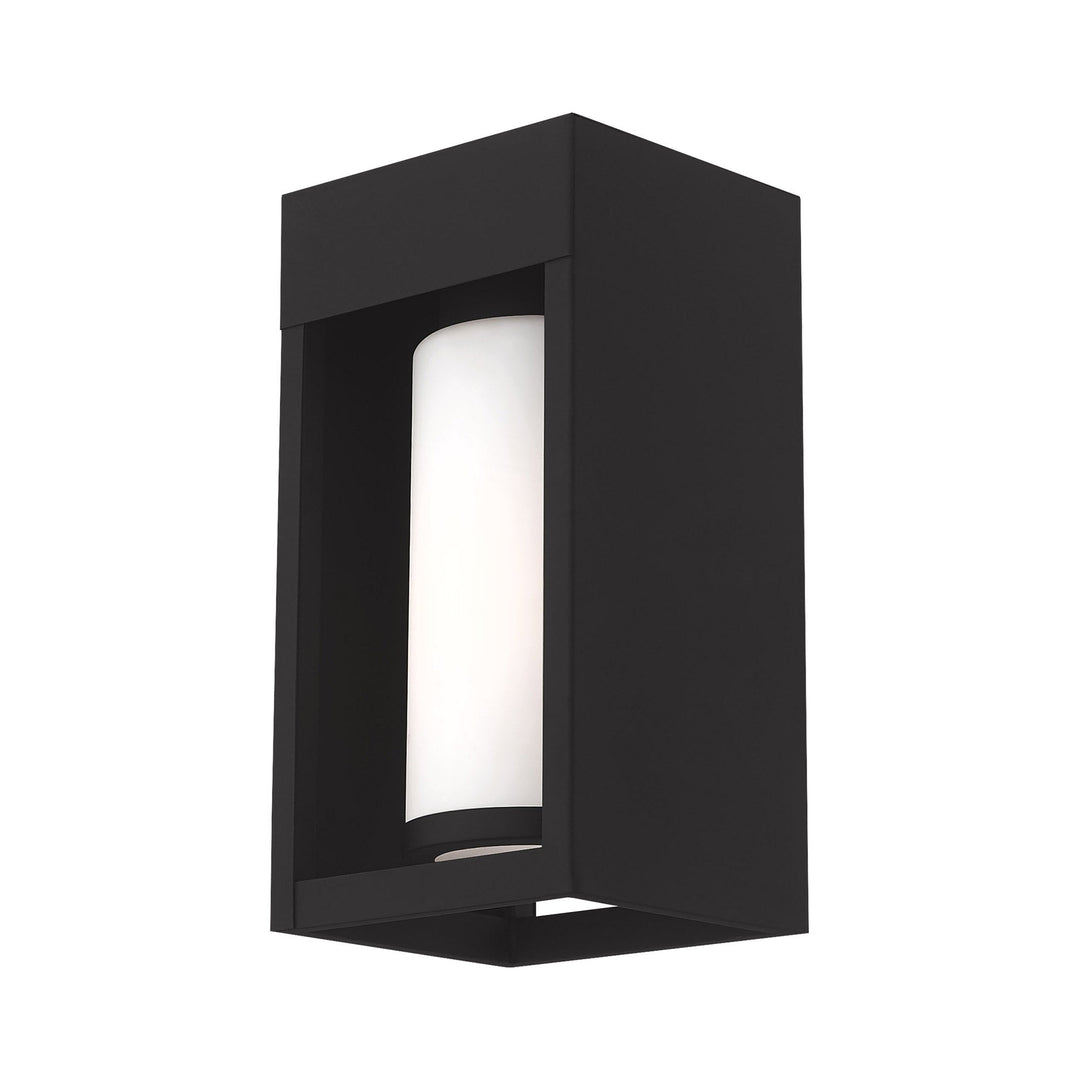 1 Light Black Outdoor Wall Lantern Livex