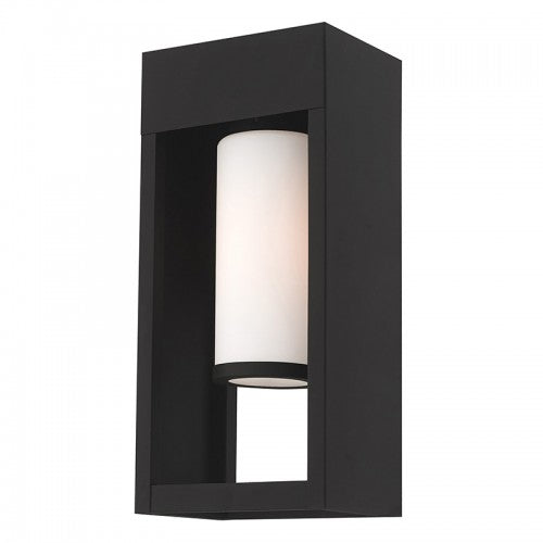 1 Light Black Outdoor Wall Lantern Livex