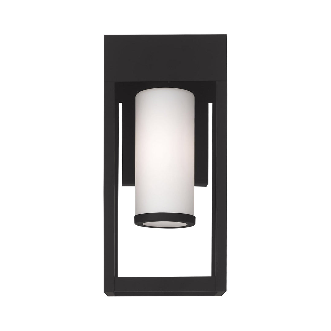 1 Light Black Outdoor Wall Lantern Livex