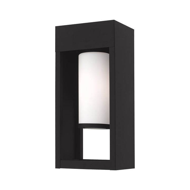 1 Light Black Outdoor Wall Lantern Livex