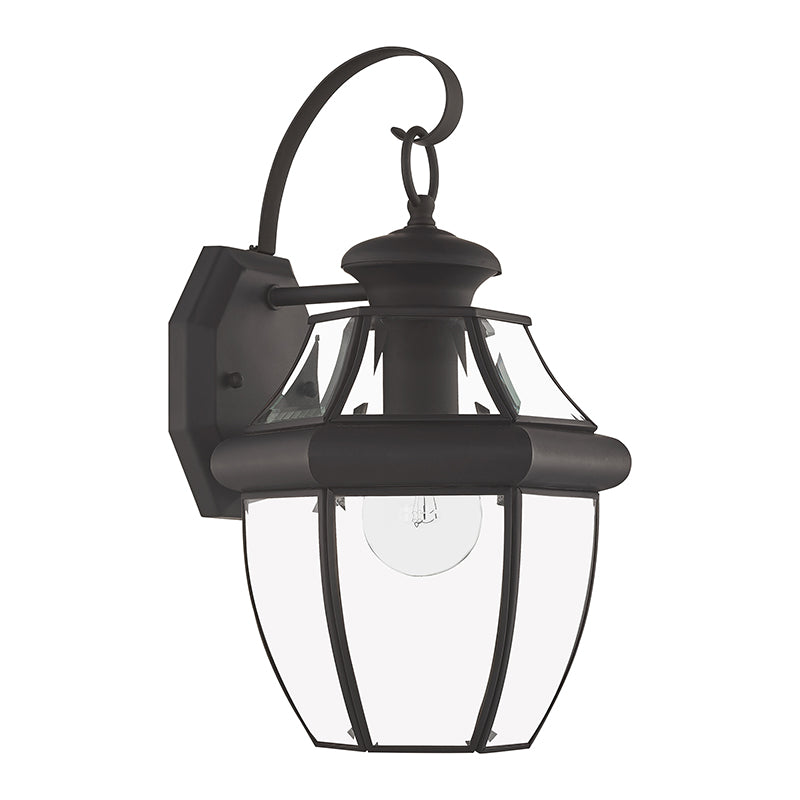 1 Light Bronze Outdoor Wall Lantern Livex