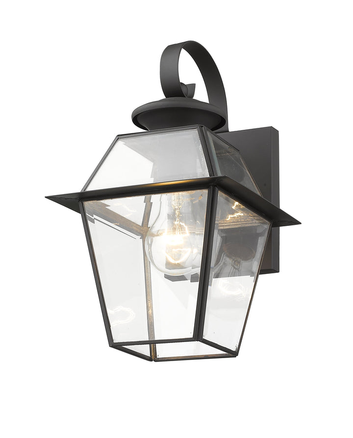 1 Light Bronze Outdoor Wall Lantern Livex