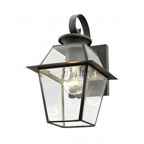 1 Light Charcoal Outdoor Wall Lantern Livex