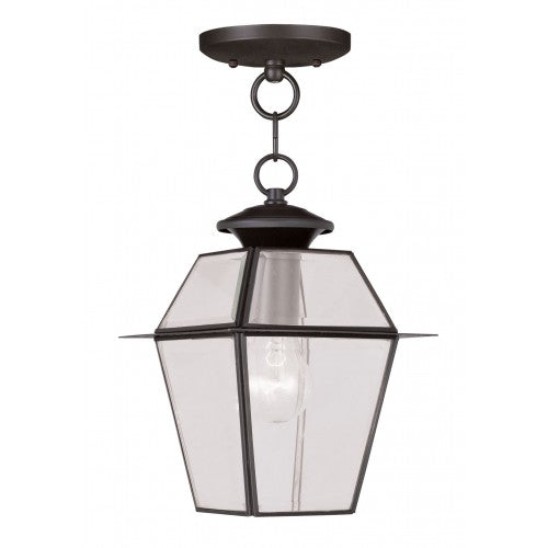 1 Light Bronze Outdoor Lantern Livex