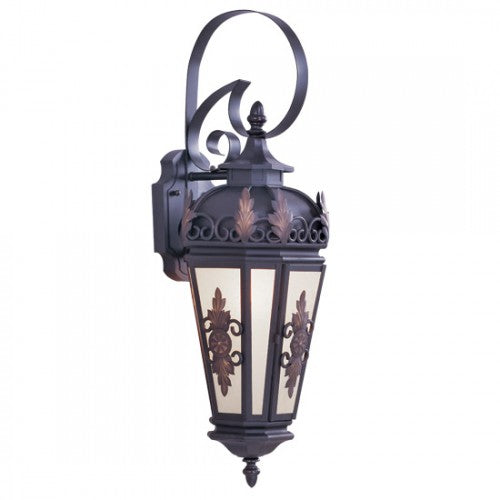 1 Light Bronze Outdoor Wall Lantern Livex